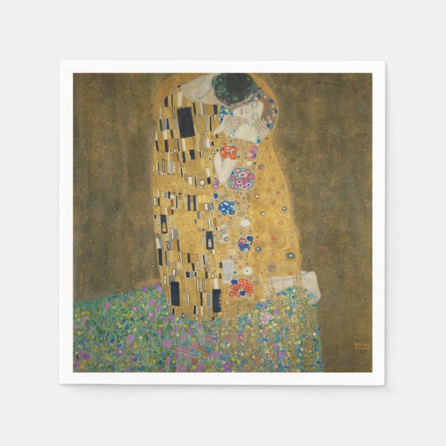 Kiss - Gustav Klimt Pappersservett (Framsidan)