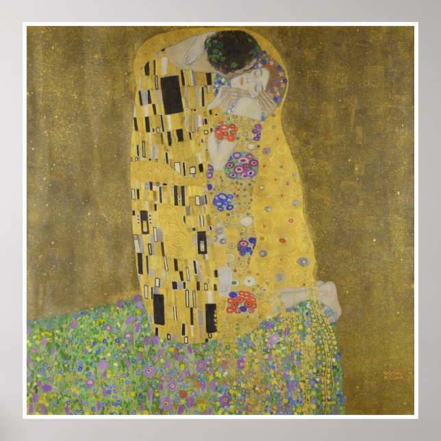 Kiss Gustav Klimt Poster (Framsidan)