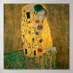 Kiss - Gustav Klimt Poster