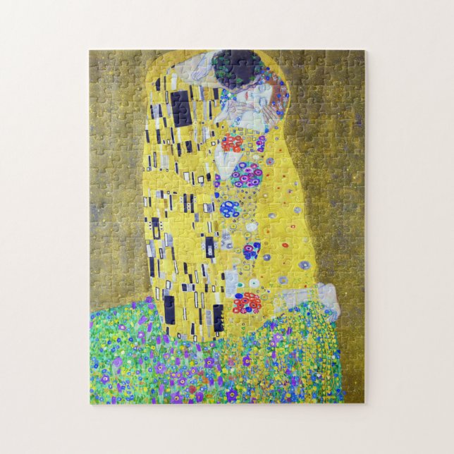 Kiss, Gustav Klimt Pussel (Vertikal)