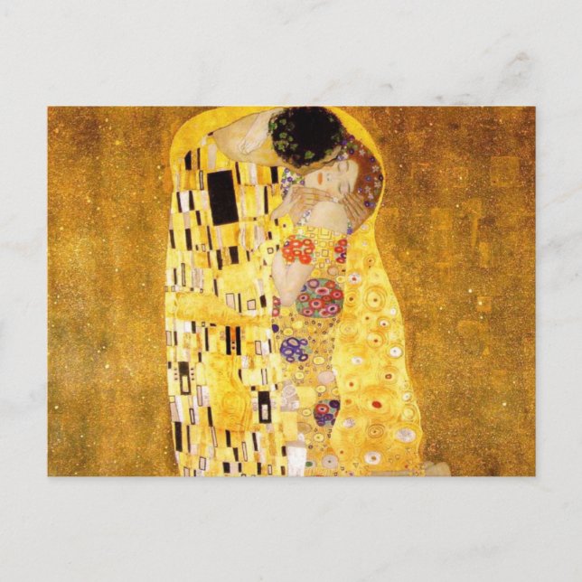 Kiss Gustav Klimt Vykort (Framsida)