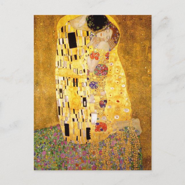 Kiss Gustav Klimt Vykort (Framsida)