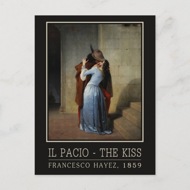 Kiss/Il Bacio-vykort Vykort (Framsida)