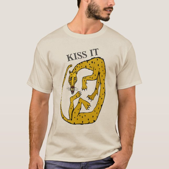 KISS IT CAT, T-Shirt (Framsida)