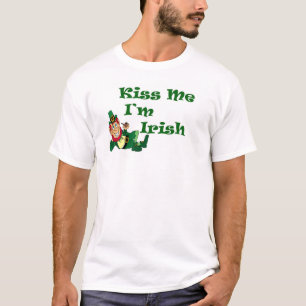 Kiss, jag är Irish Manar Basic T-shirt