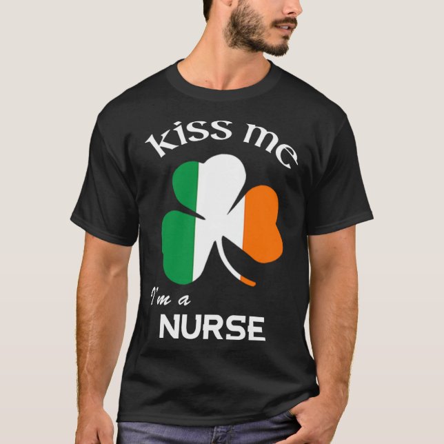 Kiss Jag är sjuksköterskans medicinska assistent S T Shirt (Framsida)