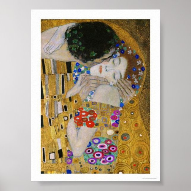 KISS KLIMT FINE ART POSTER (Framsidan)