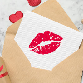Kiss Lip Självfärgande Stämpel