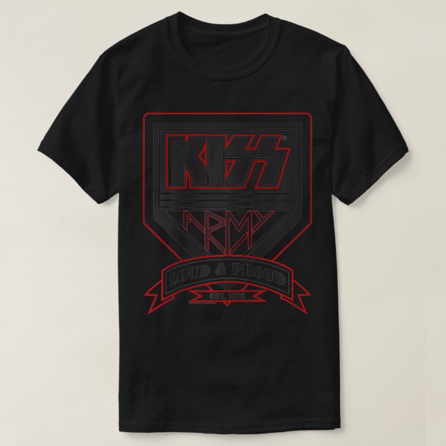 KISS  Loud & Proud  T Shirt (Design framsida)