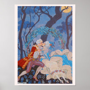 Kiss Marie Mode Plate ~ Poster 16 x 12