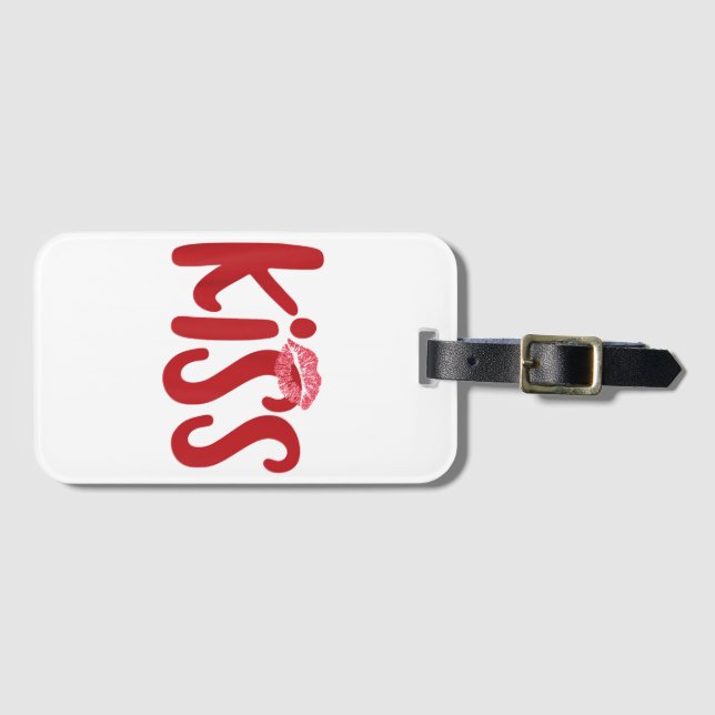 Kiss Marry Döda Girls Group Trio KISS Costume Red Bagagebricka (Framsida horisontal)