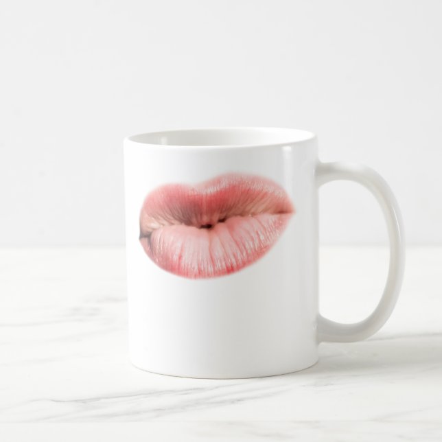 Kiss me anpassade kaffemugg (Höger)