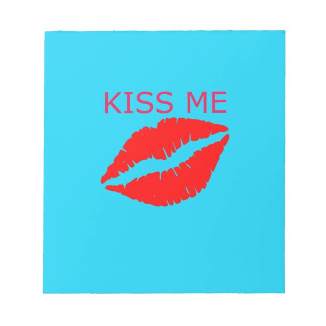 Kiss Me Anteckningsblock (Framsida)