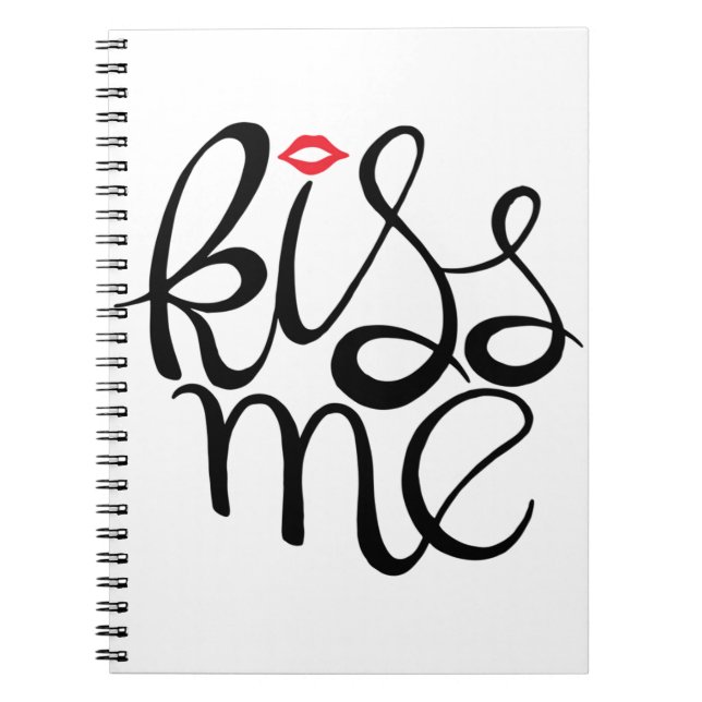 Kiss Me Anteckningsbok (Framsidan)