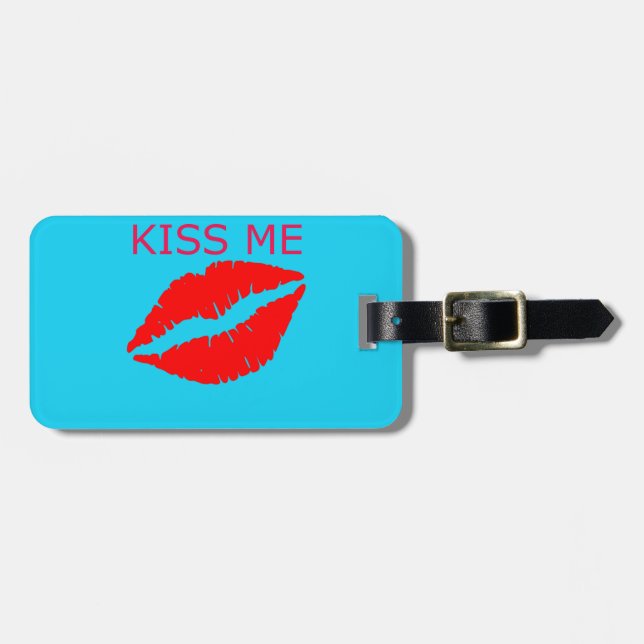 Kiss Me Bagagebricka (Horisontell Framsida)