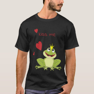 Kiss Me Cute Frog Prince T Shirt
