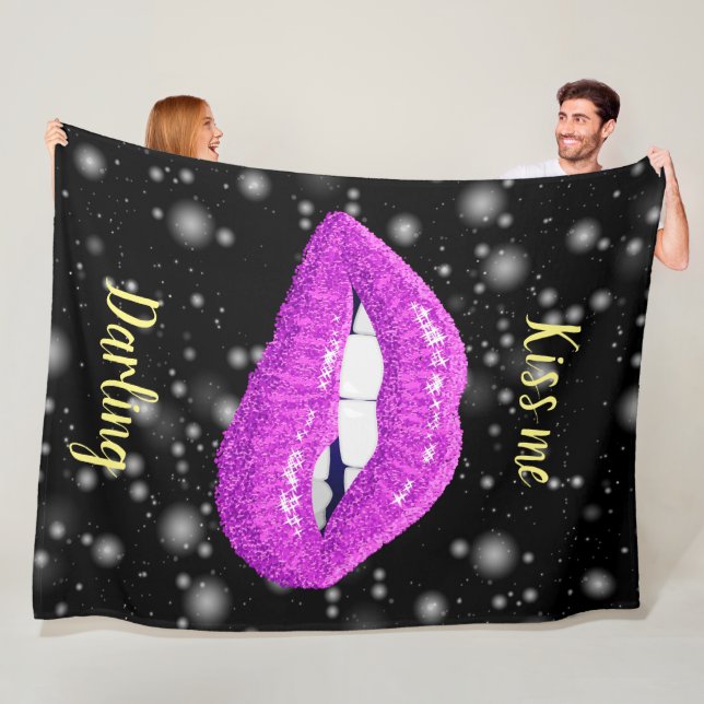 Kiss me Darling Fleecefilt (På plats)