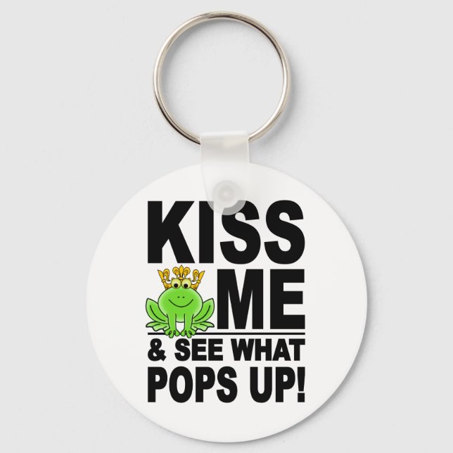 KISS ME Frog nyckelring (Framsida)