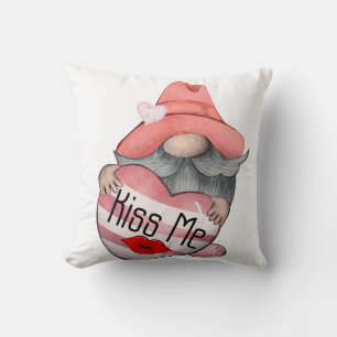 Kiss Me Gnome Kudde