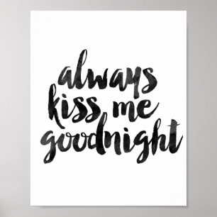 Kiss Me Goodnight Poster