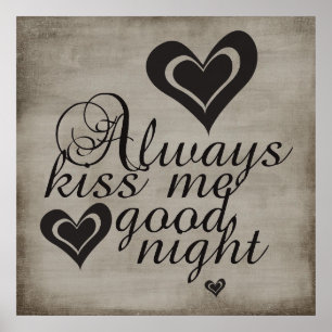 Kiss Me Goodnight Poster