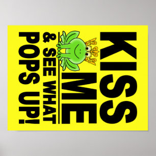 KISS ME Grog poster, anpassade Poster