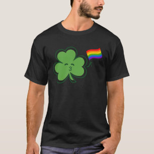 Kiss Me I är Gay St Patrick Day-Pridet LGBT T Shirt