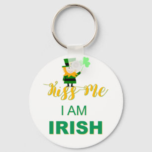 Kiss Me I är Irish Nyckelring