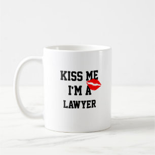 Kiss Me Im A Lawyer Mugg