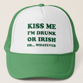 Kiss Me Im Drunk eller Irish Keps