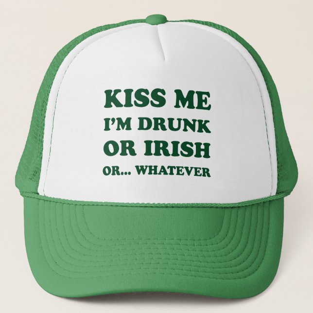 Kiss Me Im Drunk eller Irish Keps (Framsida)