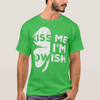 Kiss Me Im Iowish  Saint Patrick Day Gift T Shirt