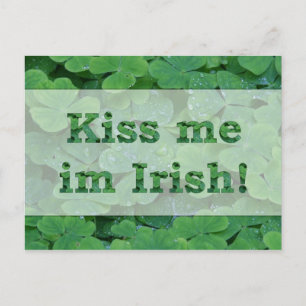 Kiss me im Irish Collection Helg Vykort