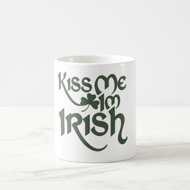 Kiss me Im Irish Kaffemugg (Center)
