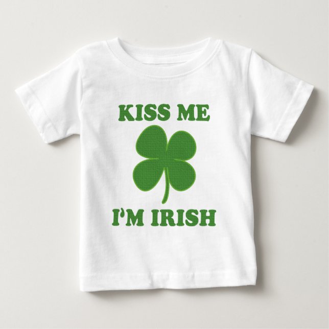 Kiss me i'm Irish Tee Shirt (Framsida)
