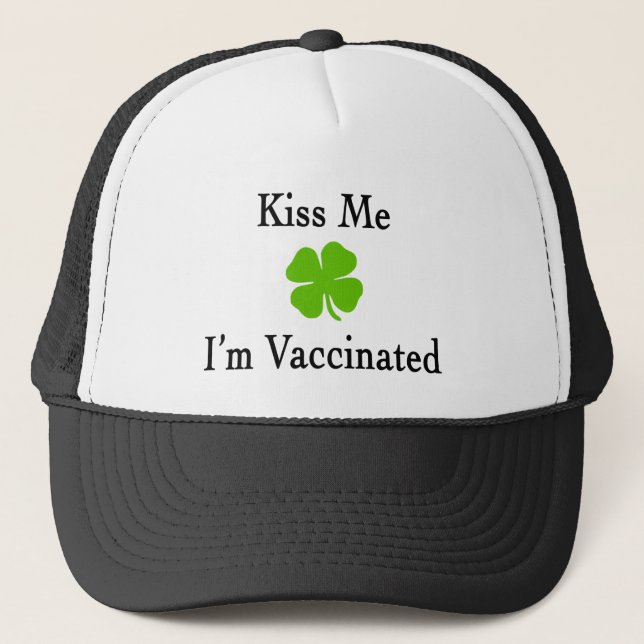 Kiss Me Im vaccinerad Keps (Framsida)