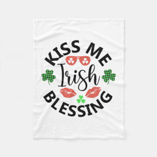 Kiss Me Irish Bluting Fleecefilt