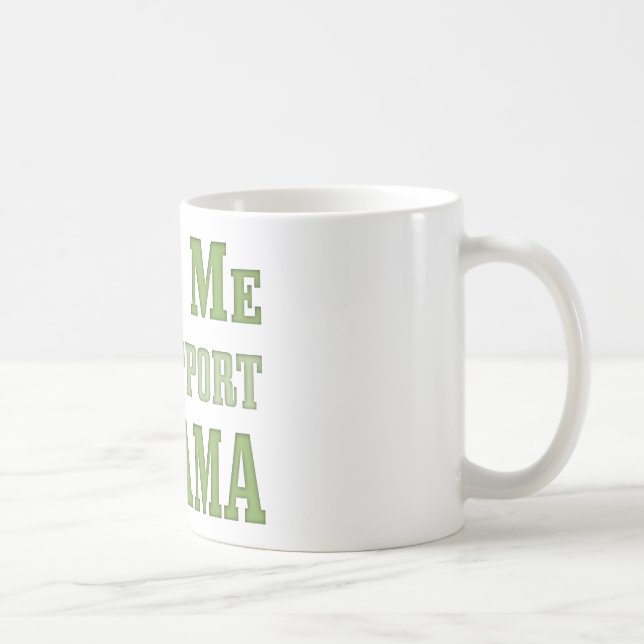 Kiss Me Irish Obama Kaffemugg (Höger)