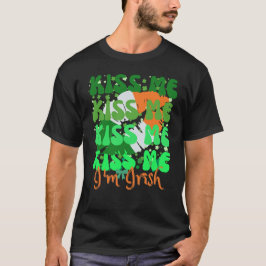 Kiss Me I's Irish Funny St patrick's day 2025 T Shirt