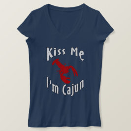 Kiss Me jag är Cajun Tee Shirt