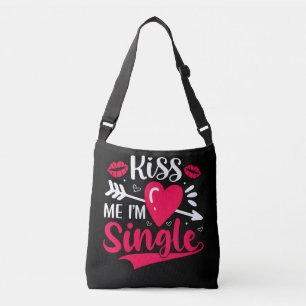 Kiss Me, jag är en enda Cute Valentine Axelväska