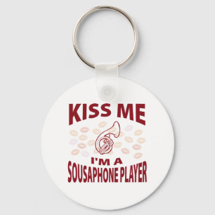 Kiss Me, jag är en Sousaphone Player Nyckelring