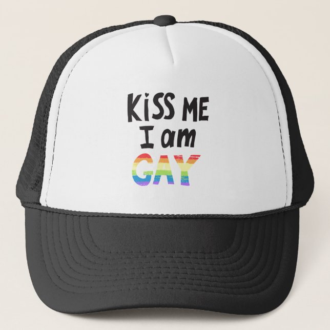 Kiss Me jag är Gay Keps (Framsida)