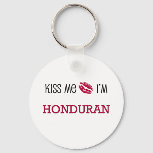 Kiss Me jag är HONDURAN Nyckelring