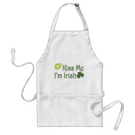 Kiss Me jag är Irish Apron Förkläde