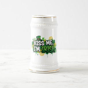 Kiss Me jag är Irish St. Patrick's Day Sejdel