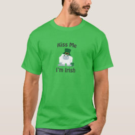 Kiss Me jag är Irish Yeti T-shirt