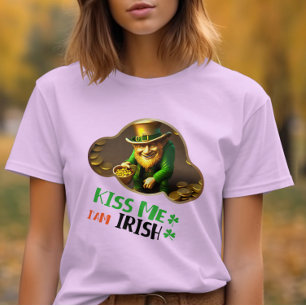 Kiss Me, jag är irländare - Emerald Isle Revelry T Shirt