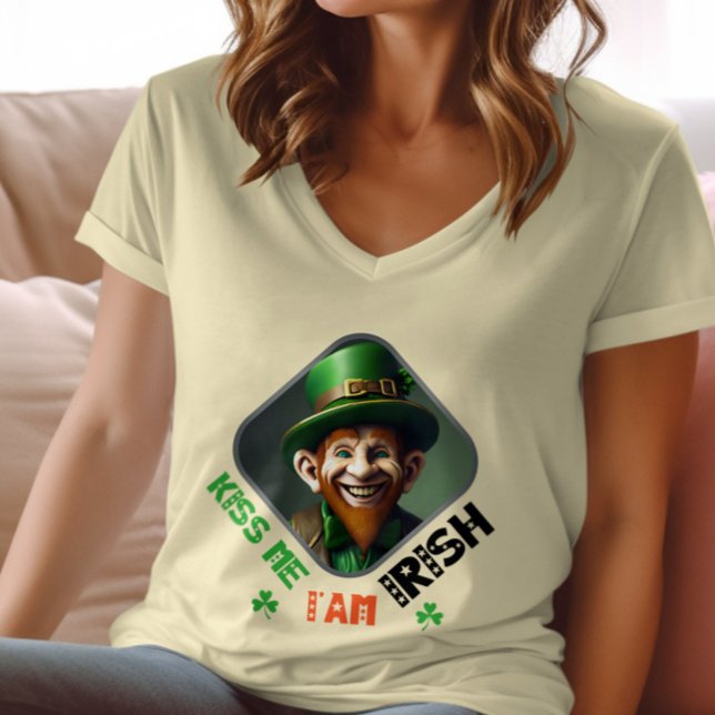 Kiss Me, jag är irländare - Leprechaun Gömmer och  T Shirt (Skapare uppladdad)