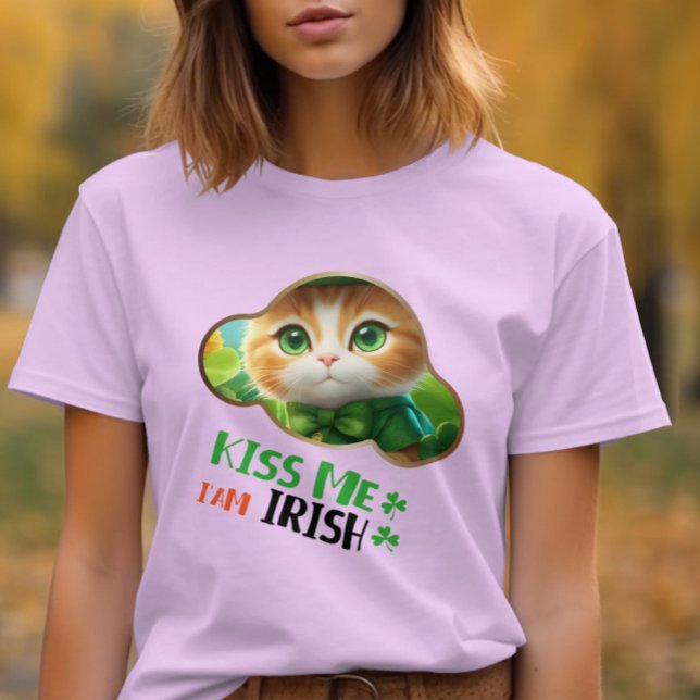 Kiss Me, jag är irländare - Shamrockin'Street T Shirt (Skapare uppladdad)